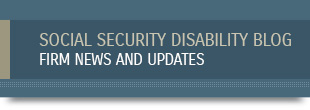 Visit our social security disability blog!